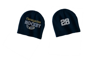 Renegades Hockey Hockey :Hat with Design in Rhinestones.