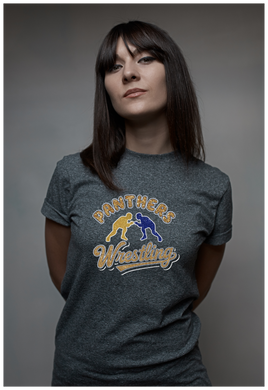 Panthers Wrestling Ladies T Shirt