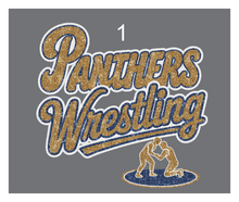 Panthers Wrestling Ladies T Shirt