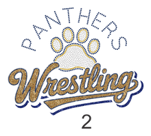 Panthers Wrestling Ladies T Shirt