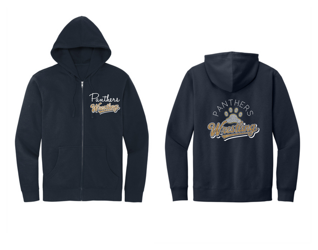 Panthers Wrestling Full Zip Hoodie