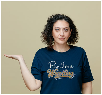 Panthers Wrestling Short Sleeve Unisex T