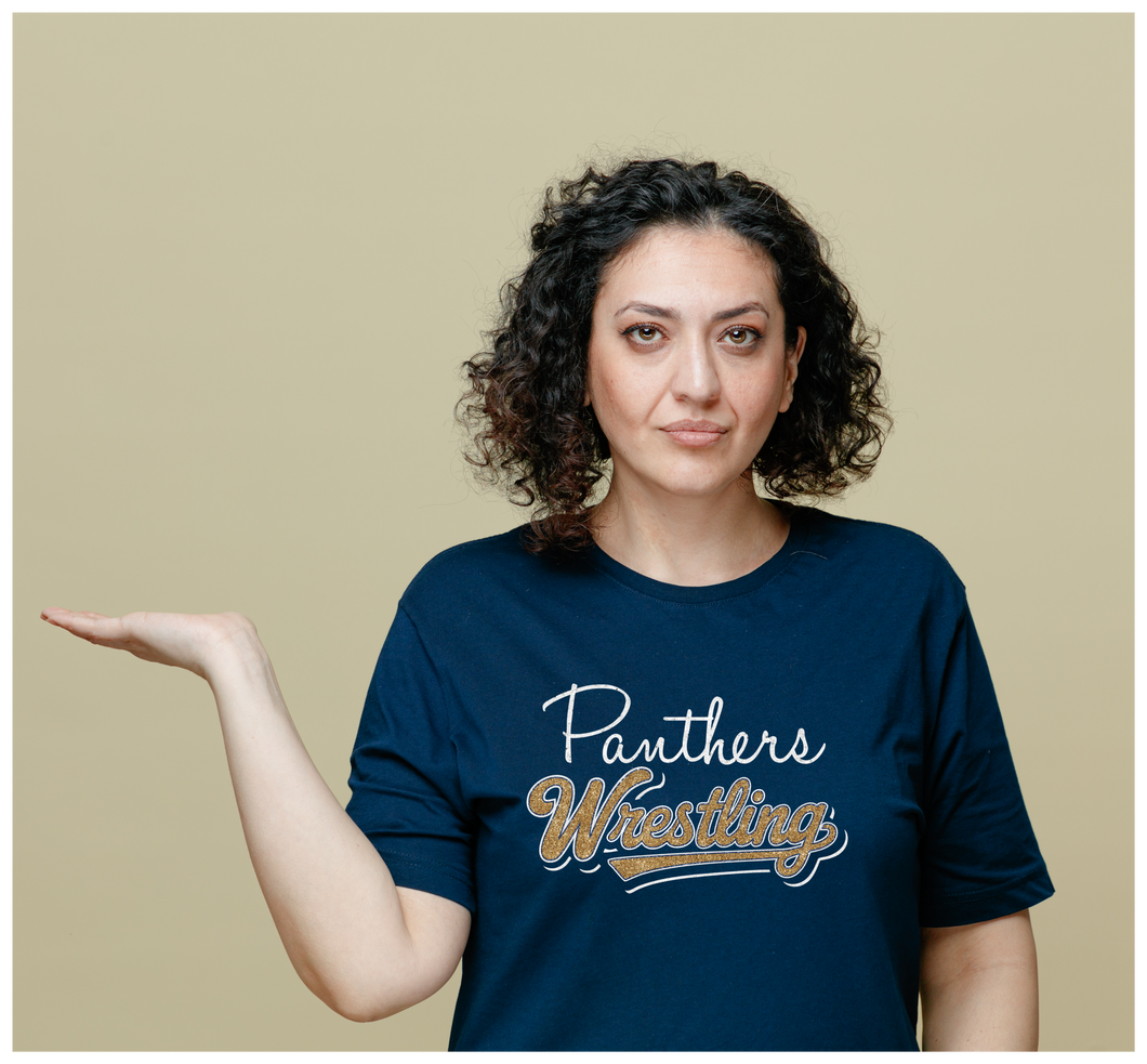 Panthers Wrestling Short Sleeve Unisex T