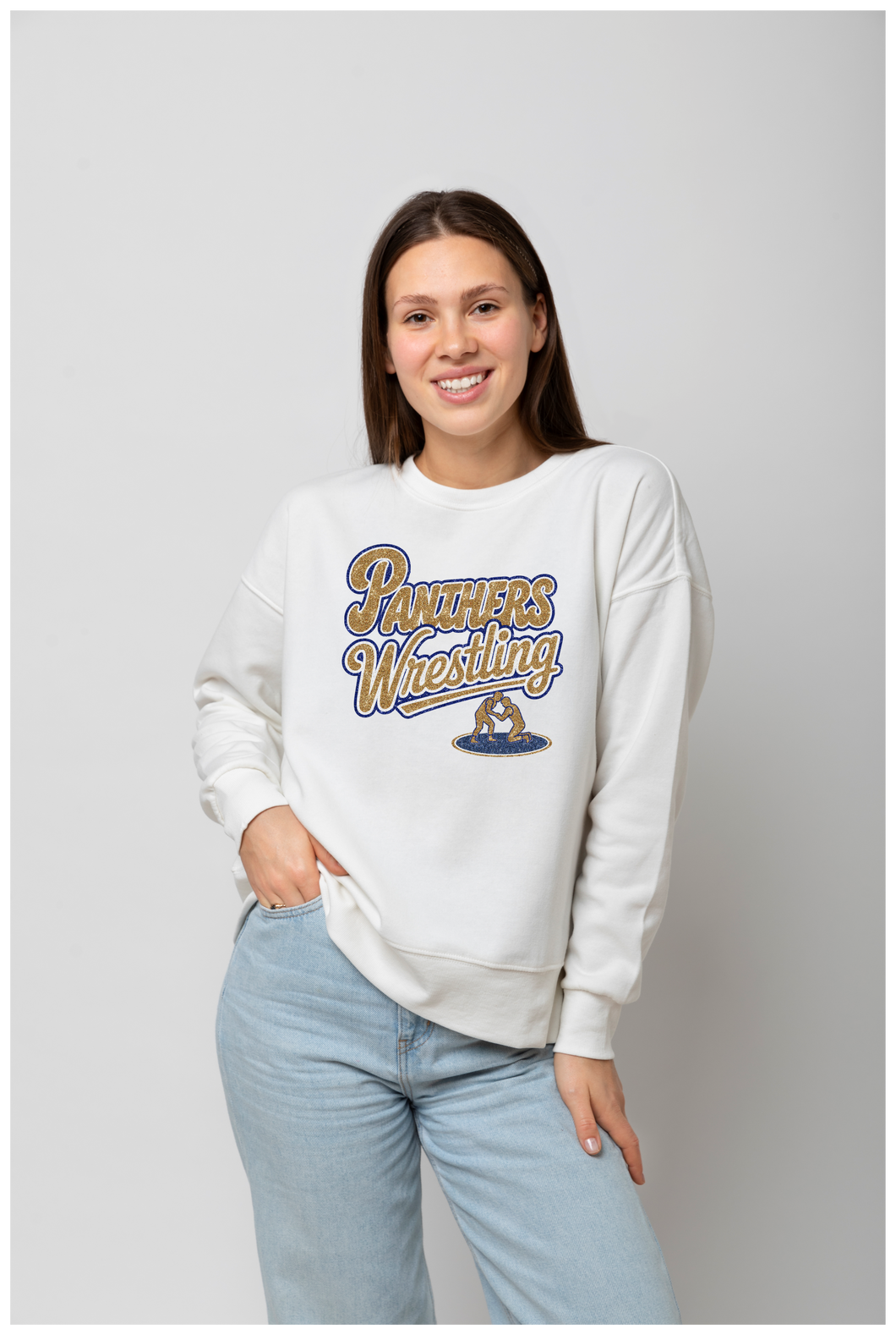 Panthers Wrestling Crewneck Sweatshirt