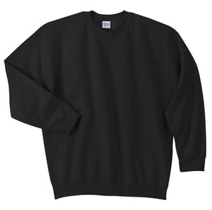 WA  Crew Sweatshirt. Unisex sized black