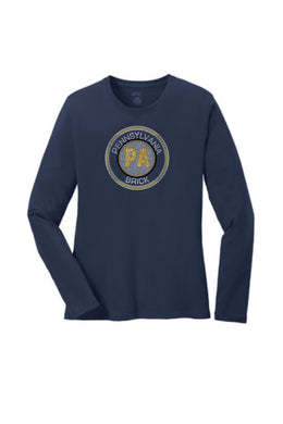 PA Brick Hockey Long Sleeve Ladies Shirt