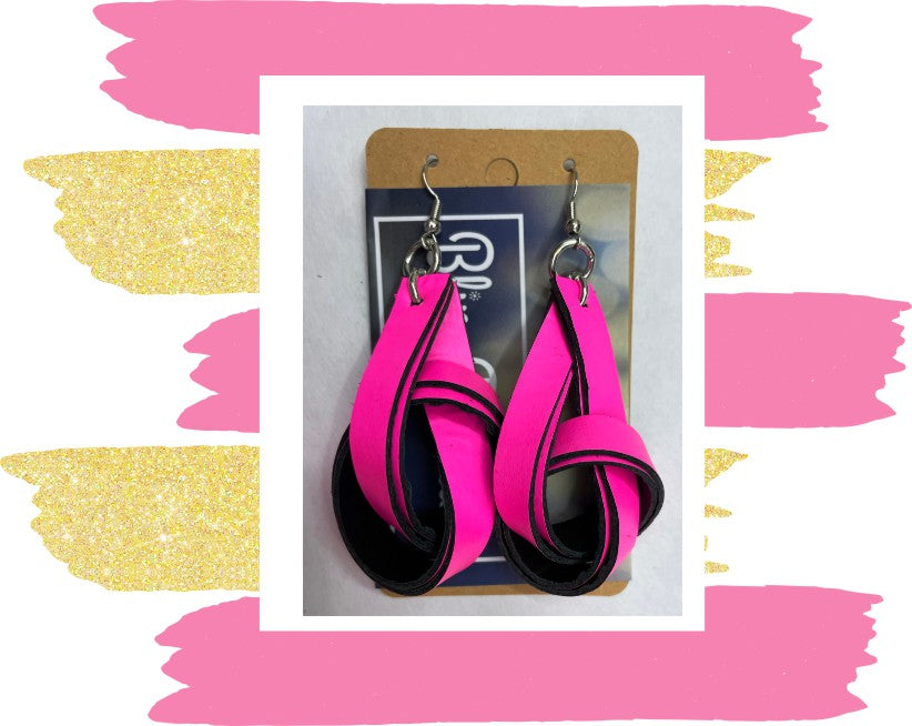earrings style pink style 1